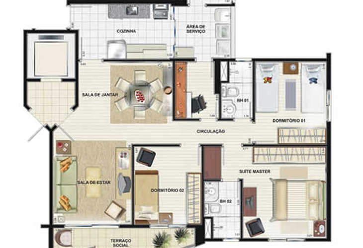 Apartamento à venda com 3 quartos, 95m² - Foto 5