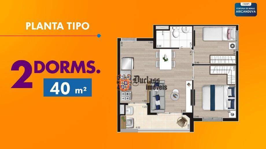 Apartamento à venda com 2 quartos, 50m² - Foto 37