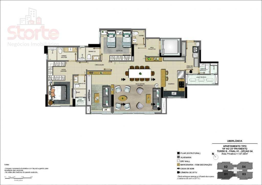 Apartamento à venda com 3 quartos, 135m² - Foto 39