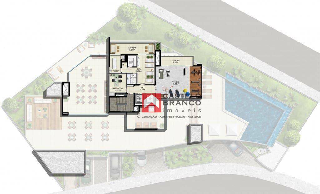 Apartamento à venda com 1 quarto, 58m² - Foto 25