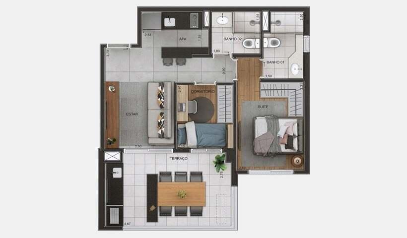 Apartamento à venda com 1 quarto, 39m² - Foto 29