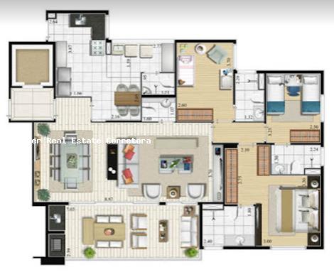 Apartamento à venda com 3 quartos, 137m² - Foto 2