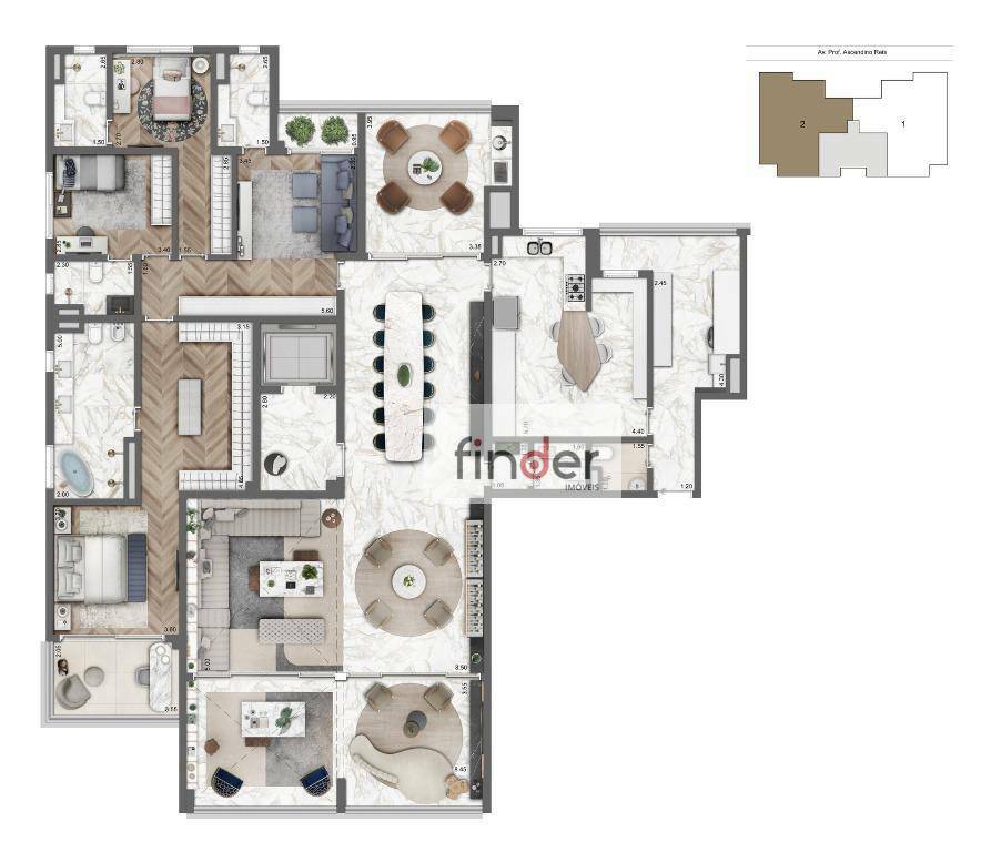 Apartamento à venda com 4 quartos, 469m² - Foto 41