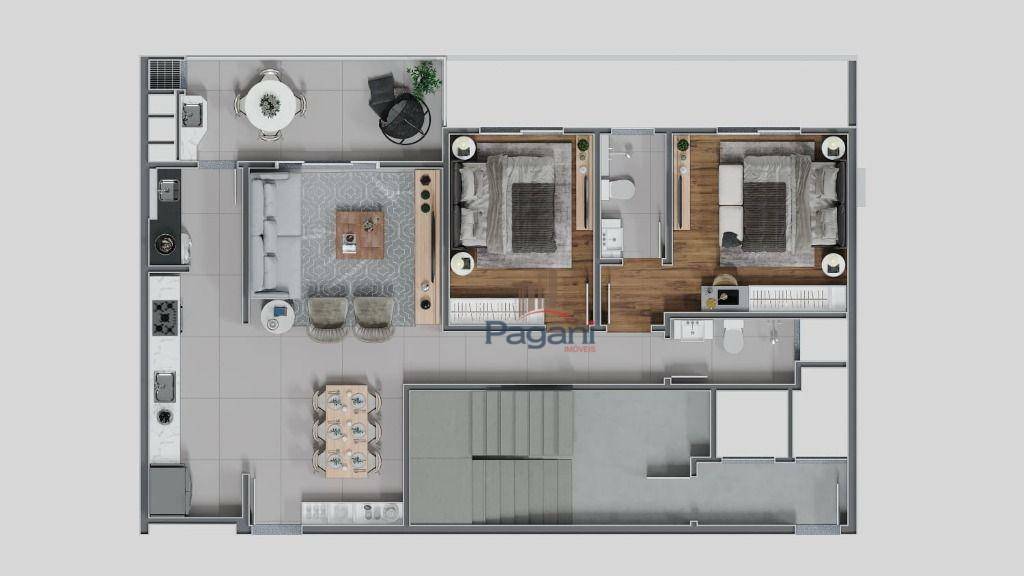 Apartamento à venda com 2 quartos, 100m² - Foto 29