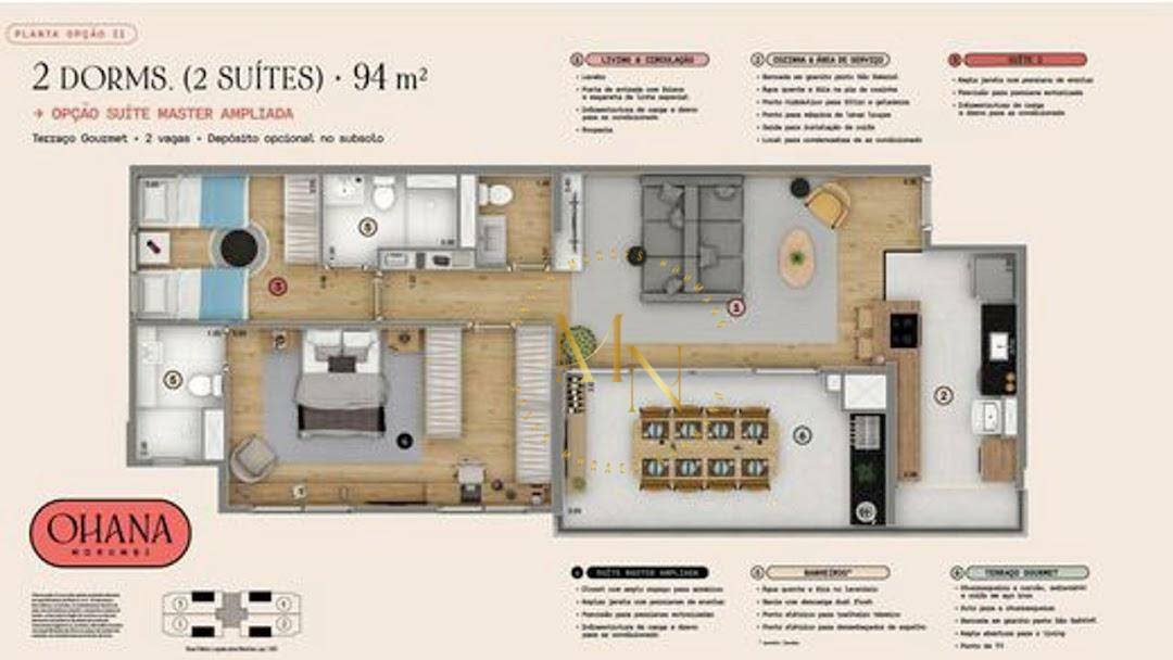 Apartamento à venda com 3 quartos, 94m² - Foto 43