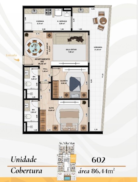 Apartamento à venda com 3 quartos, 132m² - Foto 15