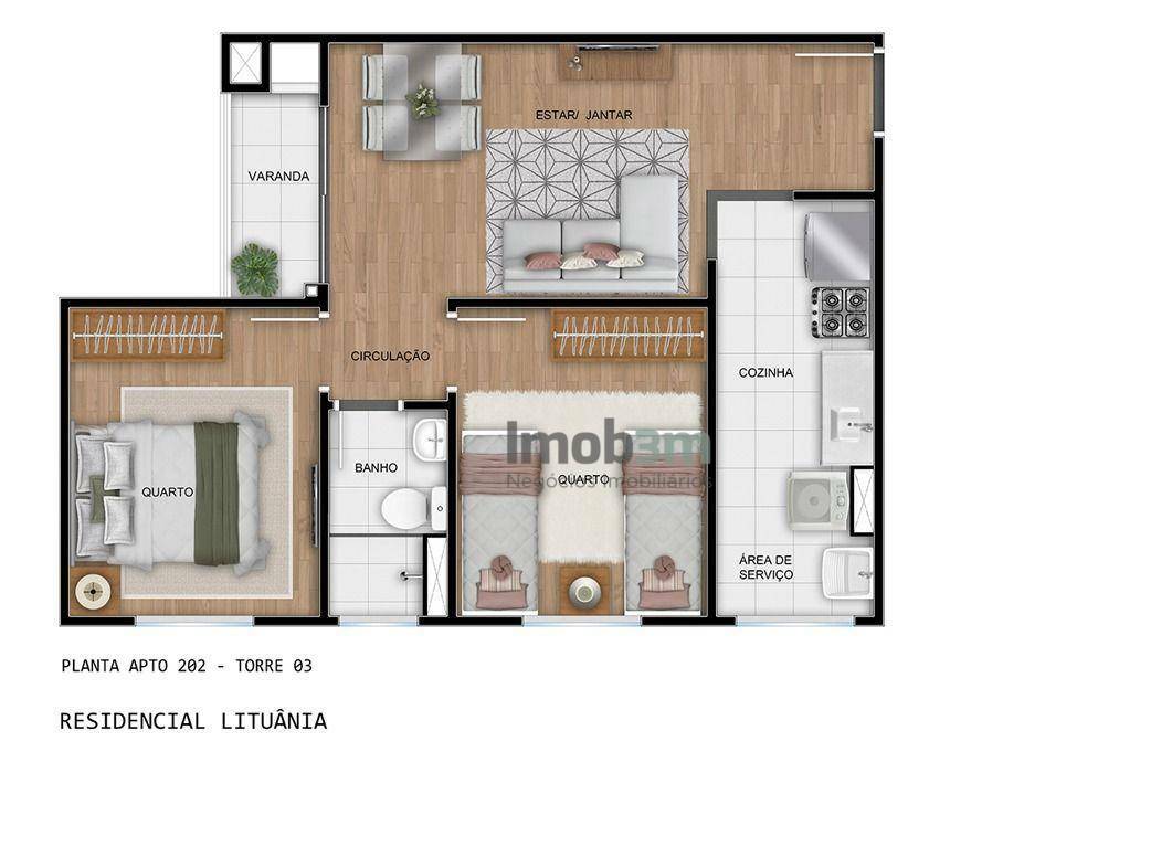 Apartamento à venda com 2 quartos, 46m² - Foto 16