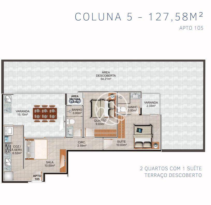 Apartamento, 2 quartos, 69 m² - Foto 50