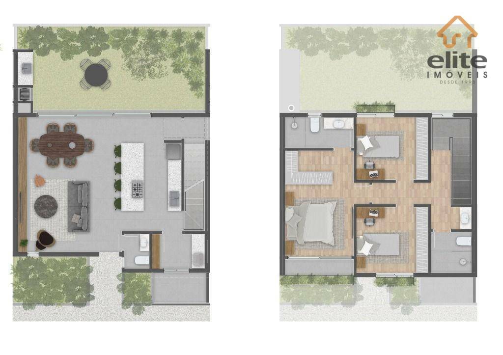 Casa de Condomínio à venda com 3 quartos, 117m² - Foto 2