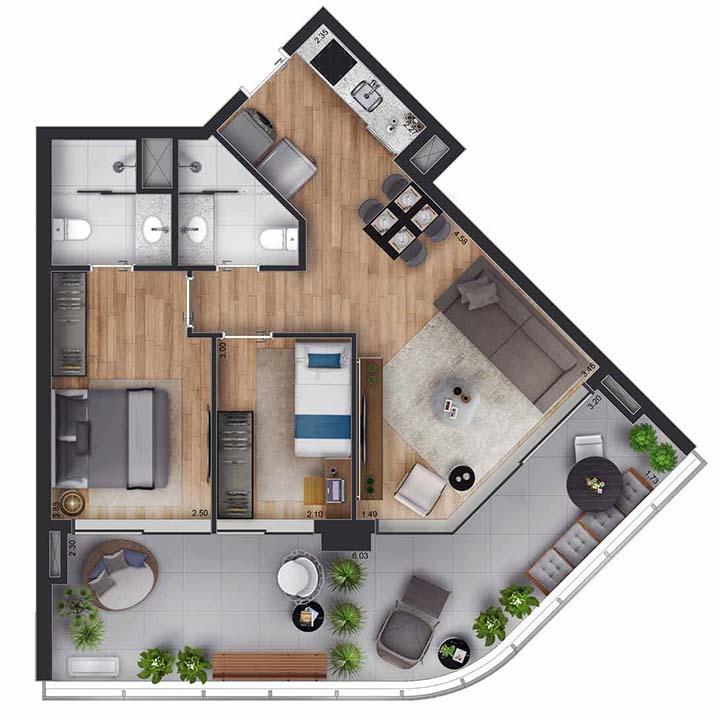 Apartamento à venda com 3 quartos, 39190m² - Foto 26