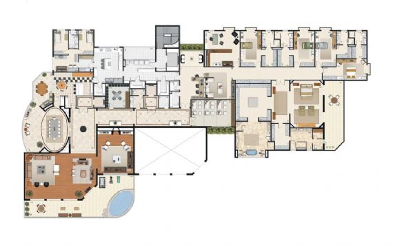 Apartamento à venda com 6 quartos, 1223m² - Foto 6