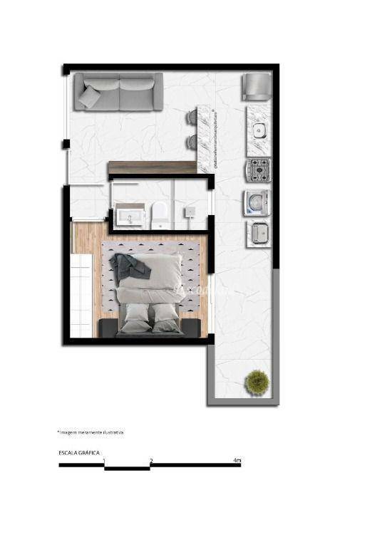 Apartamento à venda com 1 quarto, 29m² - Foto 18