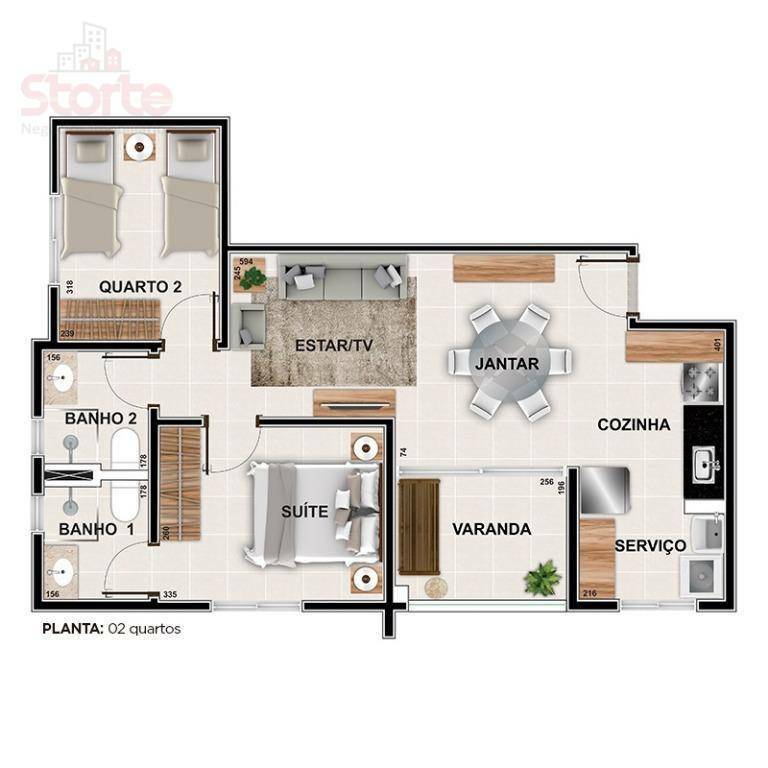 Apartamento à venda com 3 quartos, 73m² - Foto 14