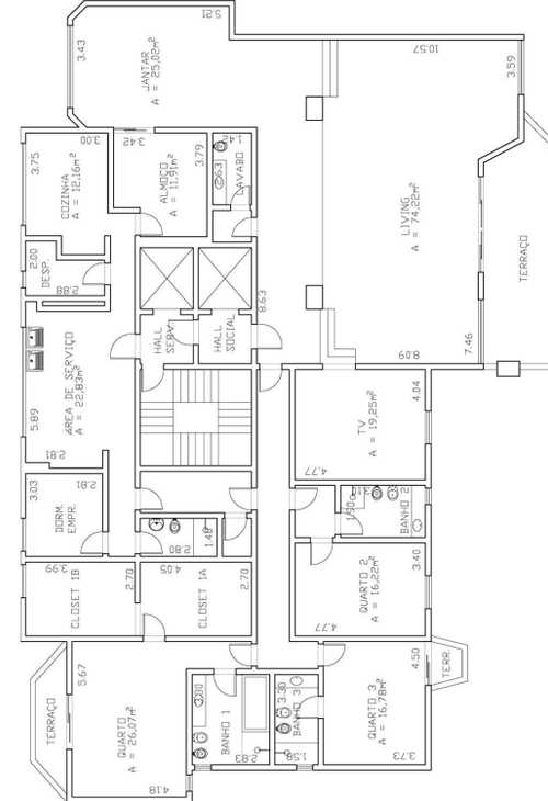 Apartamento à venda com 4 quartos, 431m² - Foto 4