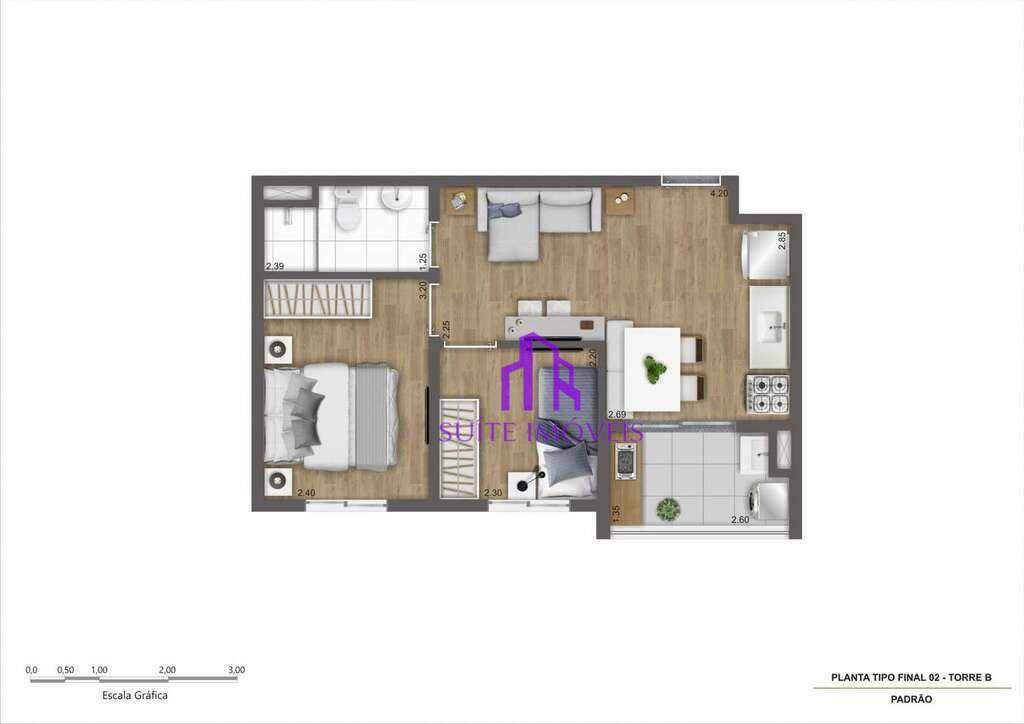 Apartamento à venda com 2 quartos, 38m² - Foto 27