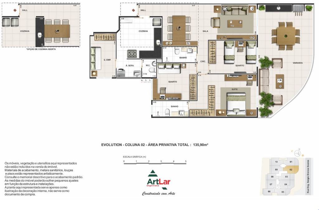 Apartamento à venda com 3 quartos, 9664m² - Foto 15