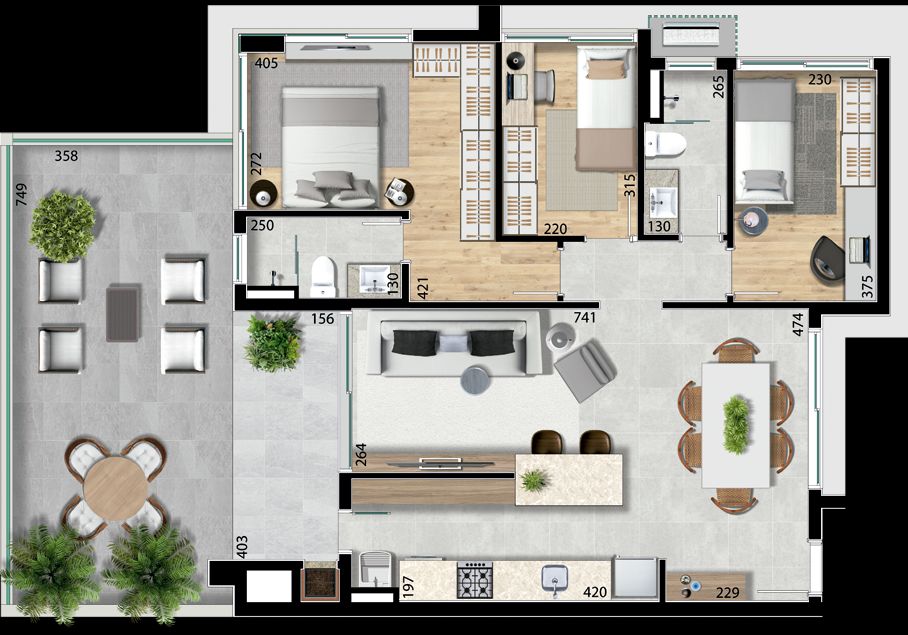 Cobertura à venda com 3 quartos, 133m² - Foto 15