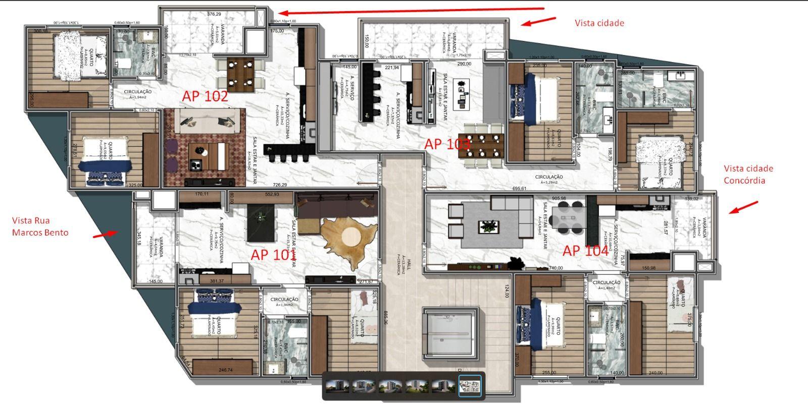 Apartamento à venda com 2 quartos, 72m² - Foto 7