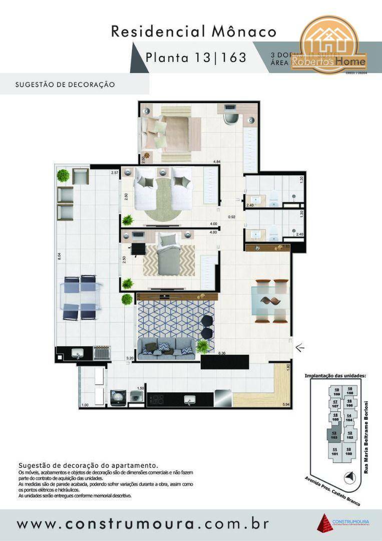 Apartamento à venda com 2 quartos, 77m² - Foto 9