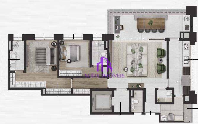 Apartamento à venda com 2 quartos, 135m² - Foto 19