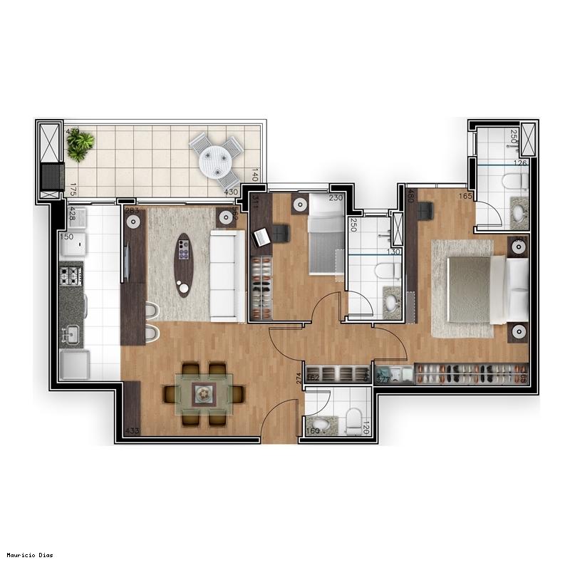 Apartamento à venda com 2 quartos, 76m² - Foto 13