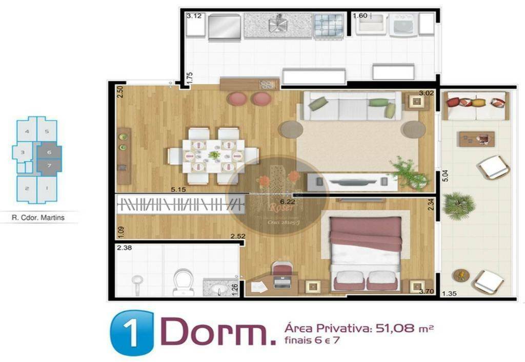 Apartamento à venda com 2 quartos, 60m² - Foto 40