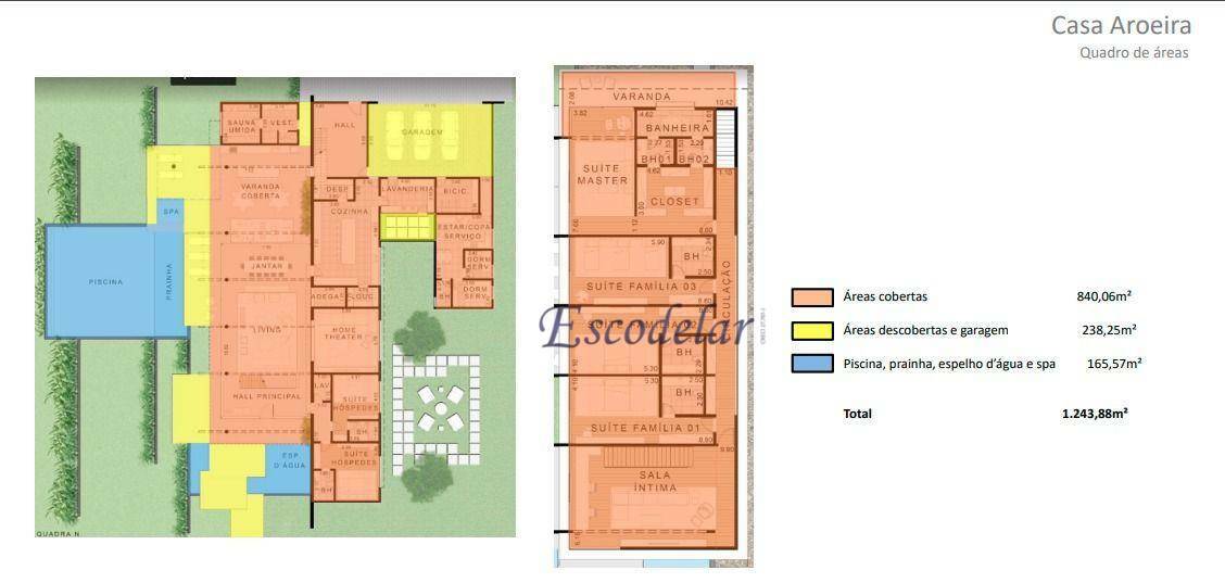 Casa de Condomínio à venda com 6 quartos, 1244m² - Foto 19