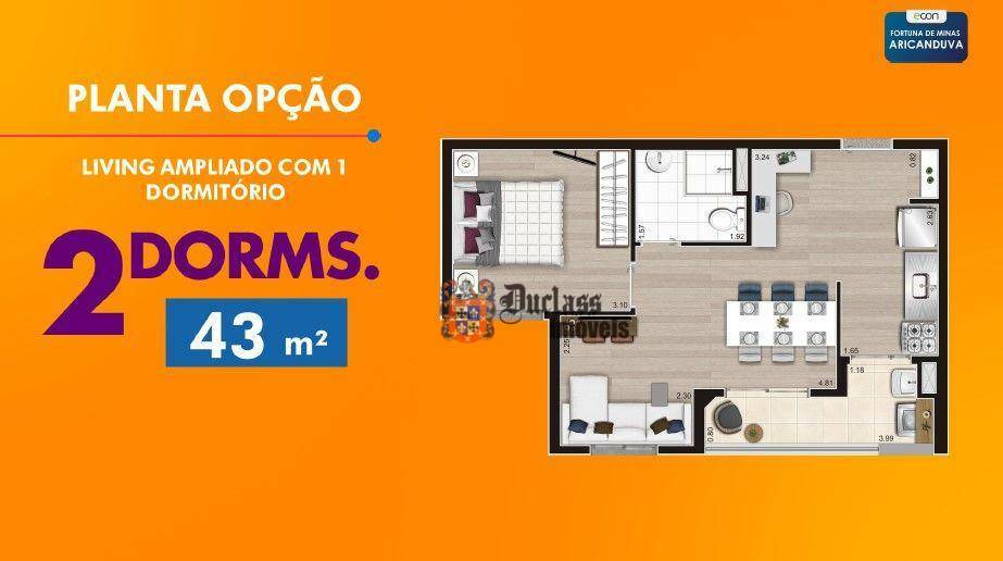 Apartamento à venda com 2 quartos, 40m² - Foto 36