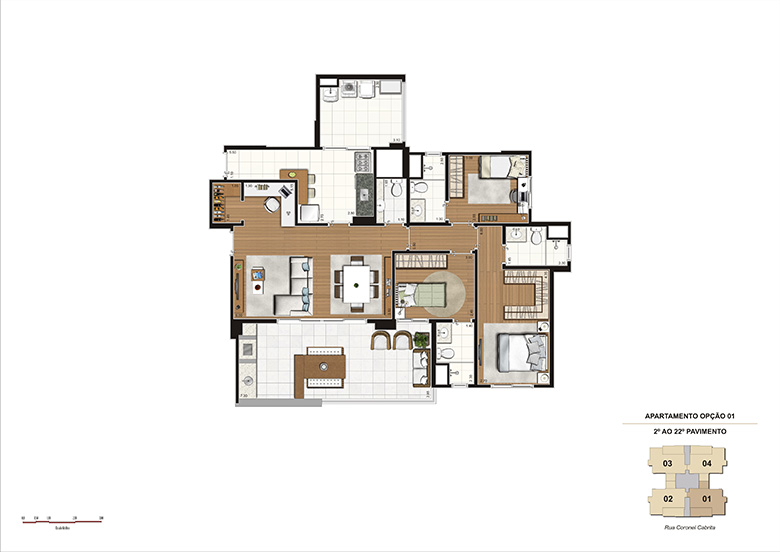 Apartamento à venda com 3 quartos, 125m² - Foto 6