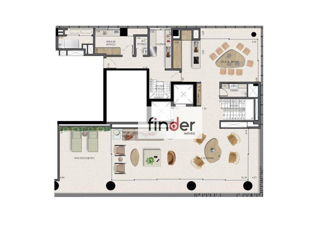 Apartamento à venda com 3 quartos, 232m² - Foto 73