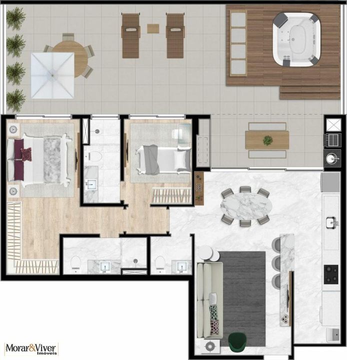 Apartamento à venda com 2 quartos, 125m² - Foto 21