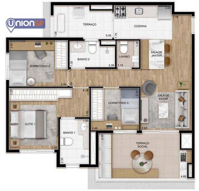 Apartamento à venda com 3 quartos, 79m² - Foto 27