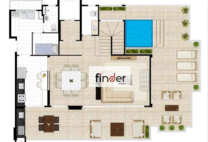 Apartamento à venda com 3 quartos, 158m² - Foto 57