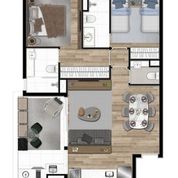 Apartamento à venda com 2 quartos, 72m² - Foto 7