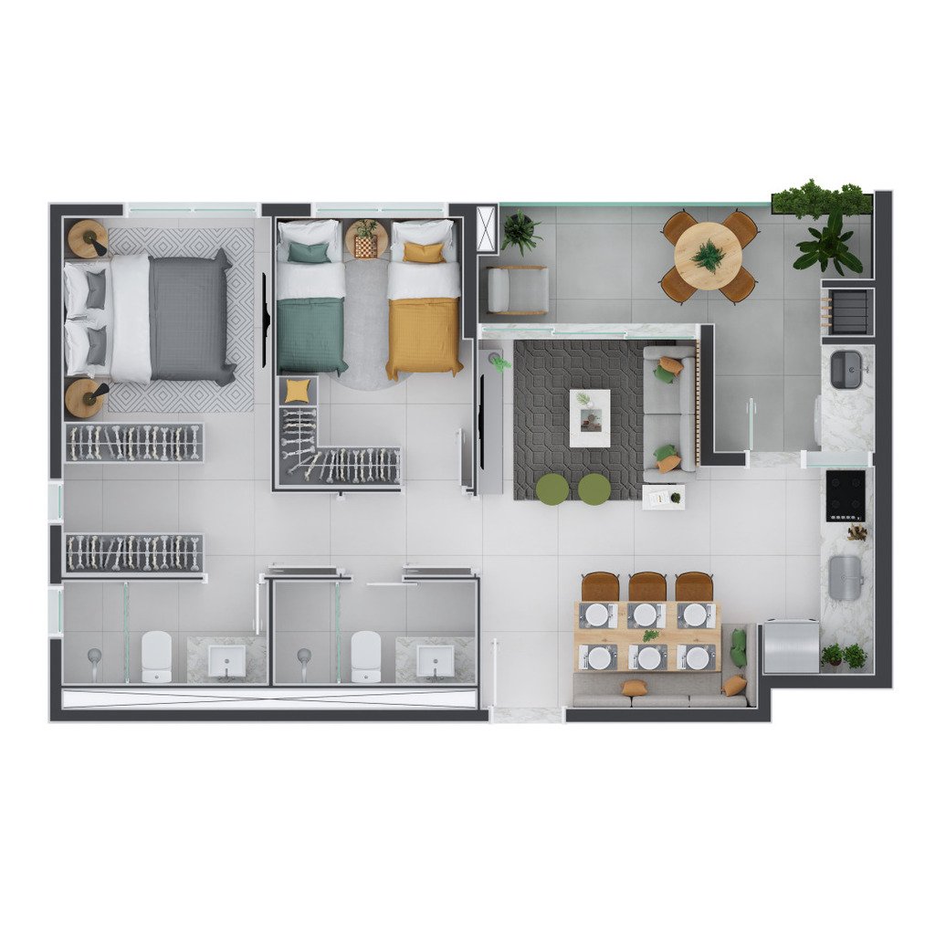 Apartamento à venda com 2 quartos, 6051m² - Foto 30