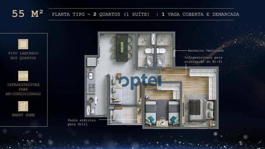 Apartamento à venda com 2 quartos, 69m² - Foto 28