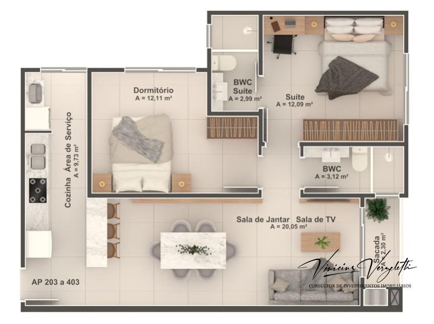 Apartamento à venda com 3 quartos, 86m² - Foto 11
