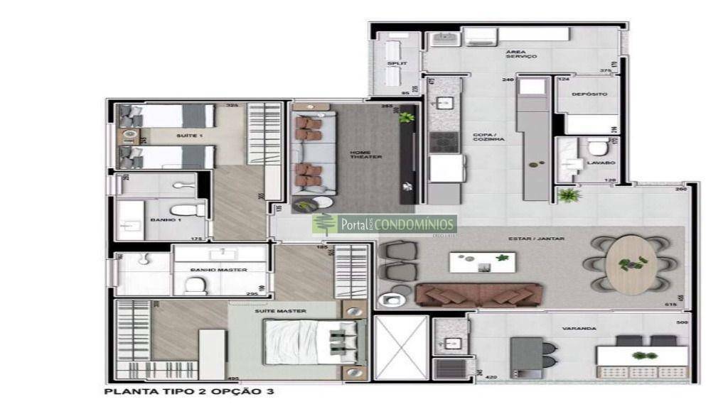 Apartamento à venda com 3 quartos, 252m² - Foto 10