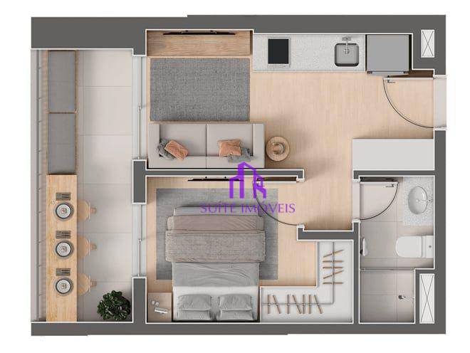 Apartamento à venda com 3 quartos, 74m² - Foto 24