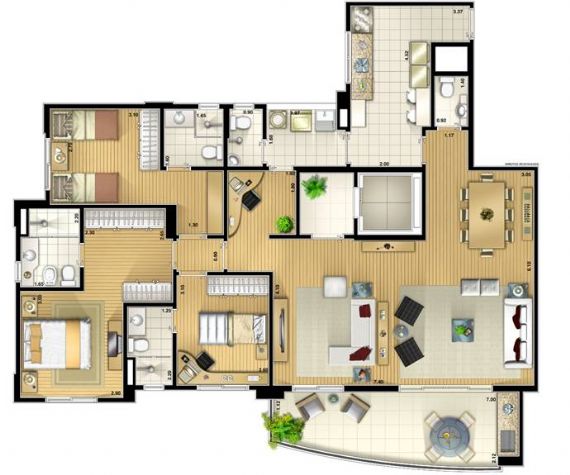 Apartamento à venda com 3 quartos, 139m² - Foto 10