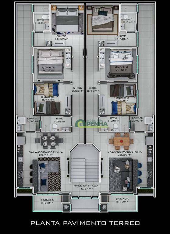 Apartamento à venda com 3 quartos, 96m² - Foto 12