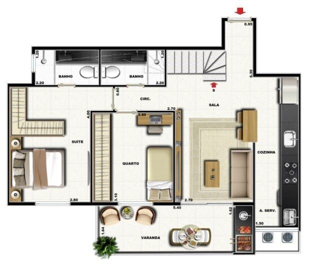 Apartamento à venda com 3 quartos, 82m² - Foto 36