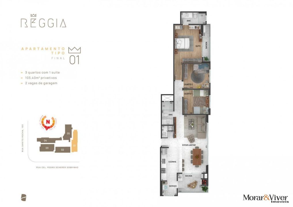 Apartamento à venda com 3 quartos, 103m² - Foto 20