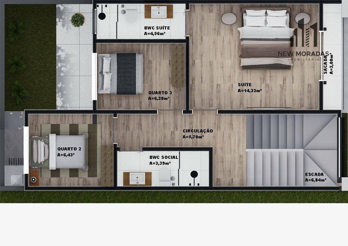 Sobrado à venda com 3 quartos, 110m² - Foto 5