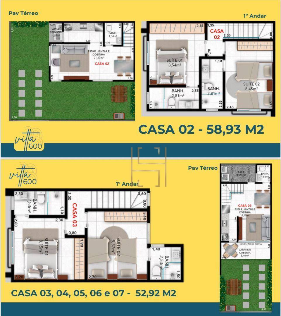 Casa, 2 quartos, 60 m² - Foto 4