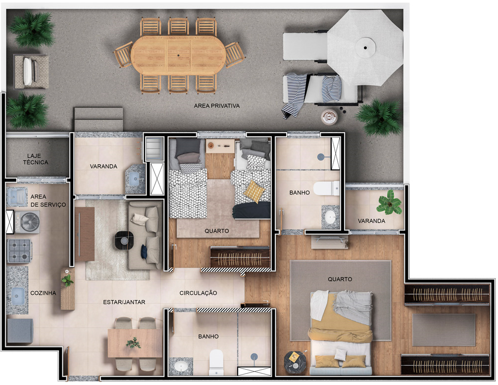 Apartamento à venda com 2 quartos, 57m² - Foto 25