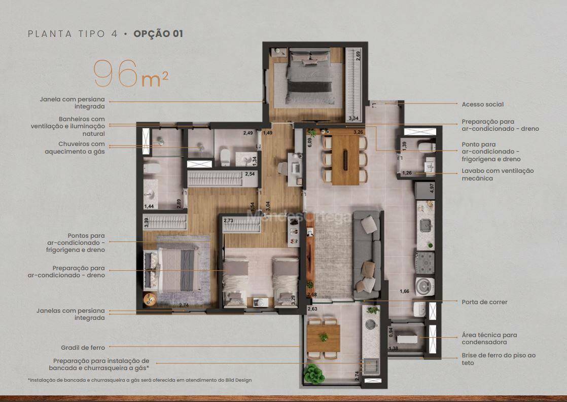 Apartamento à venda com 2 quartos, 67m² - Foto 28