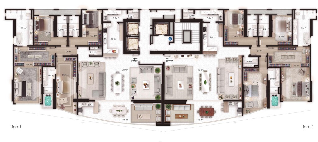 Apartamento à venda com 5 quartos, 457m² - Foto 36