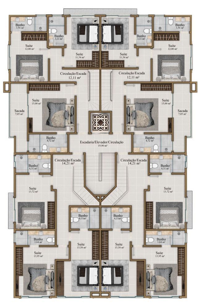 Apartamento à venda com 3 quartos, 157m² - Foto 7