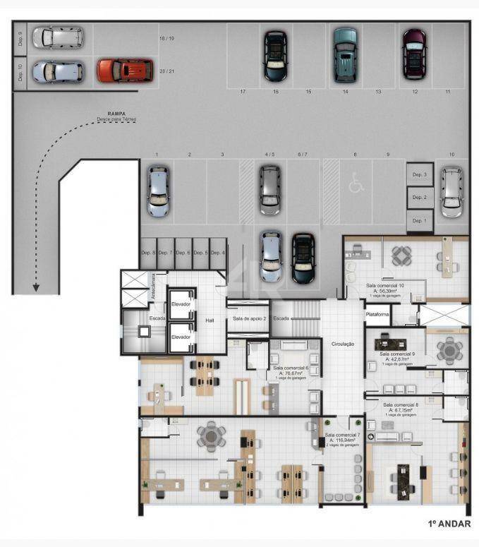 Apartamento à venda com 2 quartos, 189m² - Foto 3